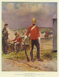 英国军队在Bulford Camp的研究